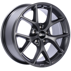 BBS SR 16x7 5x100 ET36 Satin Grey Wheel -70mm PFS/Clip Required