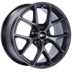 BBS SR 17x7.5 5x112 ET45 Satin Grey Wheel -82mm PFS/Clip Required