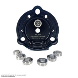 DOMIWORKS 8HP / DCT OUTPUT FLANGE ADAPTER 105-110MM WITH 18MM OR 22MM INSERTS - CV JOINT
