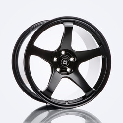 Titan 7 T-C5e 18x9.5 +40 5x114.3 73 Machine Black -TC5e01895040511473MB