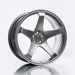 Titan 7 T-C5e 22x10.5 +10 5x112 66.6 Iridium Silver -TC5e02210510511266IS