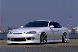 Vertex Aero Kit (Front Bumper, Side Skirts, Rear Lip, Dual Exhaust Exit) for 1991-1996 Toyota JZZ30 Soarer/Lexus SC