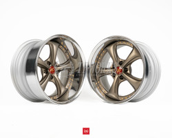 Work VS-KF# 18x9.5+2 / 18x10.5-11 5x114.3 - Brilliant Silver Black