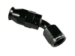 Fuelab PTFE Swivel Hose End Fitting - 45 Degree - 6AN