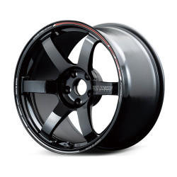 TE37 SAGA S-PLUS TIME ATTACK 17X7.0 +46 4-100 BLACK / REDOT