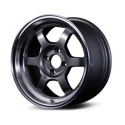 TE37V 17X8.0 +37 5-100 GUNMETAL / RIM DC