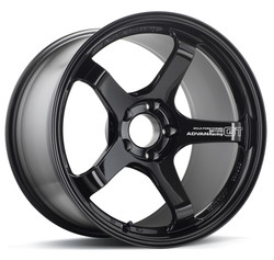 GT BEYOND 17X8.0 +35 4-100 RACING TITANIUM BLACK