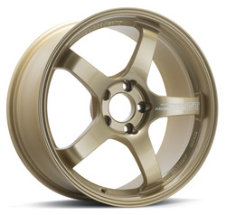 GT PV 20X10.5 +24 5-114.3 RACING GOLD METALLIC