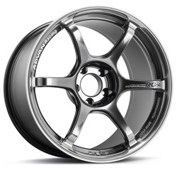 RG-4 18X7.0 +41 4-100 RACING HYPER BLACK & RING