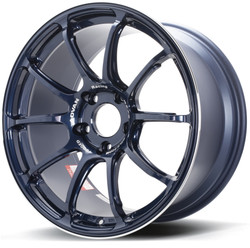 RZ-F2 18X8.5 +44 5-100 RACING TITANIUM BLUE & RING
