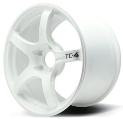 TC4 16X8.0 +38 4-100 RACING WHITE METALLIC (NO RING)