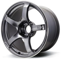 TC4 18X8.5 +45 5-112 RACING GUNMETALLIC & RING