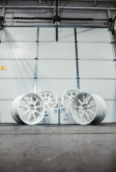 Work D9R 19x9.5+23 / 19x10.5+30 5x114.3 - White 