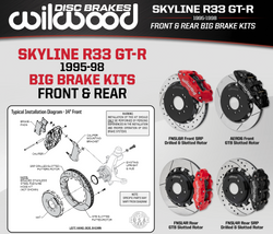 Wilwood R33 GTR Aerolite BBK 