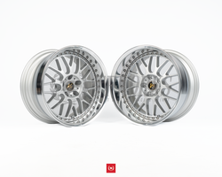 Work VS-XX 18x9.5-10 / 18x10.5-12 5x114.3 - Light Gray Silver (s-chassis over fender fitment)