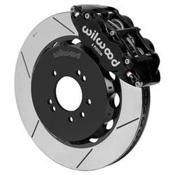 Wilwood (Black) Forged Narrow Superlite 6R Big Brake Front Brake Kit (Hat) 14" Slotted Rotors NISSAN SKYLINE 95-98