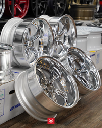 Work VS-KF# Chrome / Gold Assembly Bolt 18x9.5-29 / 18x10.5-23 5x114.3 