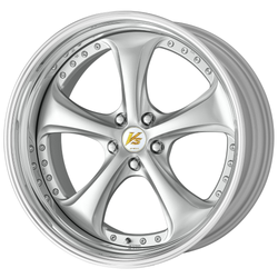 WORK VS-KF # 19x12.5 -11 5x114.3 Light Gray Silver (R Disk) (Step Rim)