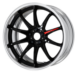 WORK ZR10 2P 19x10.0 +0 5x114.3 Black (R Disk) (Step Rim)