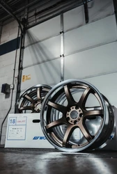 Work Emotion T7R 2P 18x9.5+22 5x114.3 - Matte Bronze ( AHG ) 