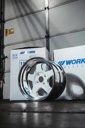 Work Meister S1 2P 15x8.5+5 4x100 - White 