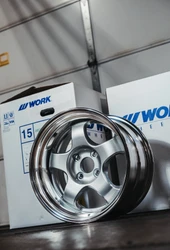 Work Meister S1 2P 15x8.5+18 4x100 - Silver 