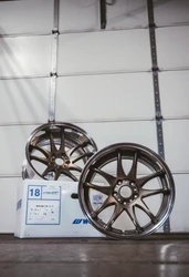 Work Emotion CR 2P 17x9.5+0 / 18x10.5-13 5x114.3 - Matte Bronze 
