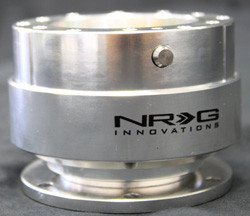 NRG Gen 1.0 Quick Release- Silver Body/ Matte Silver Ring 