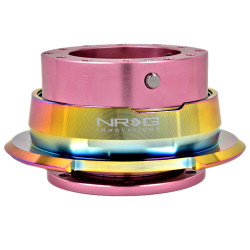 NRG Quick Release Kit Gen 2.8 (Pink Body w/ Diamond Cut Neochrome Ring)