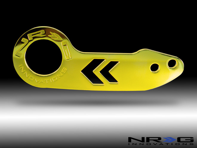 NRG Tow Hook- Rear- Gold