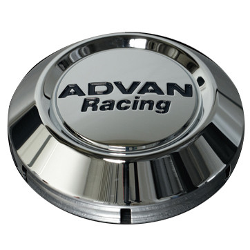 Advan Racing Center Cap 63 Low Type- Bright Chrome