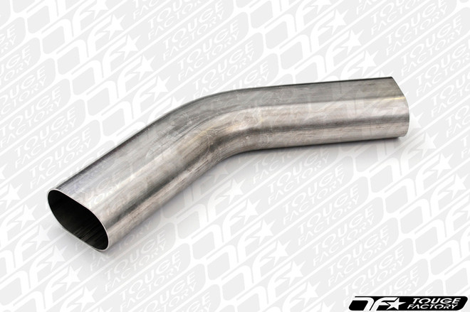 Vibrant Performance 3" Oval 45 degree Mandrel Bend, 6" x 6" length