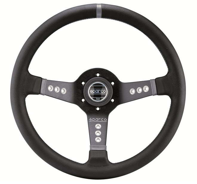 Sparco Street L777 Steering Wheel - 350mm Dia. - Suede or Leather