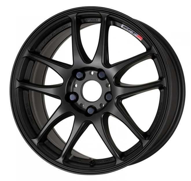 WORK Emotion CR Kiwami 18x9.5 +30 5x100 Matte Black (Pair)