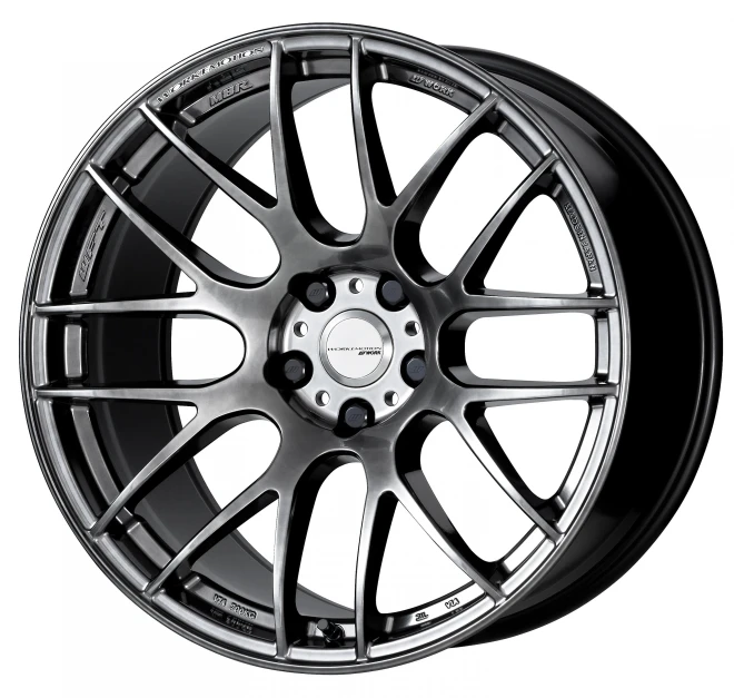 WORK Emotion M8R 19x10.5 +12 5x114.3 Glim Black (Pair)