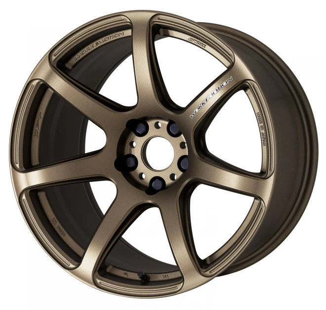 WORK Emotion T7R 19x10.5 +12 5x114.3 Matte Bronze (Full Set)