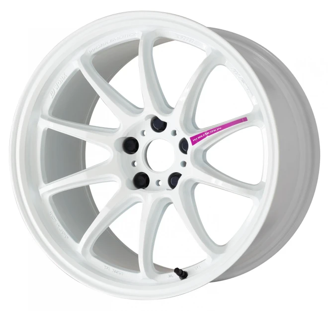 WORK Emotion ZR10 19x9.5 +38 5x120 Azure White (Full Set)