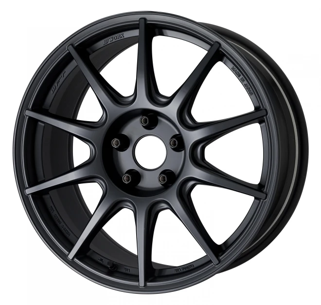 WORK MCO 17x9.0 +38 5x114.3 Matte Black (Pair)