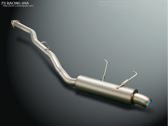 J's Racing Titanium Exhaust FX-PRO 70RR - Honda S2000 AP1 AP2