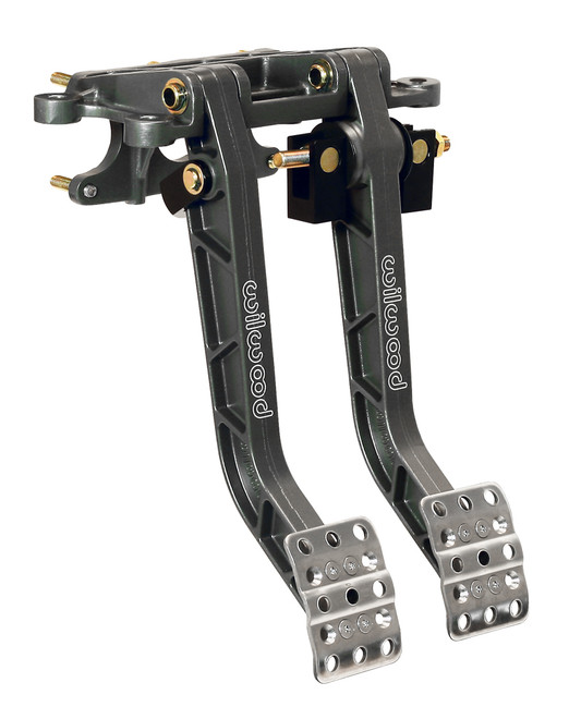Wilwood Aluminum, Forward Facing, Swing Mount Brake & Clutch Pedal Set 