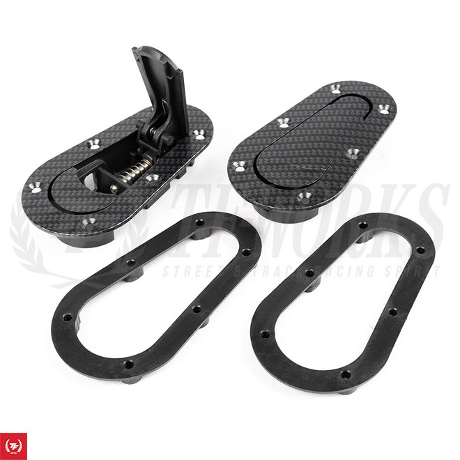 Aerocatch Above Panel NonLocking Hood Latch Pins CARBONLook