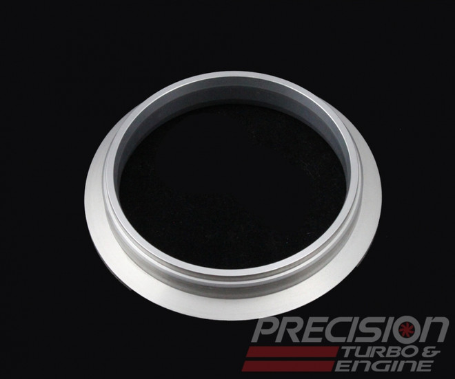 Precision Turbo and Engine 4 5/8" Turbine Discharge Flange for GT42/GT45 Turbochargers (Stainless Steel)