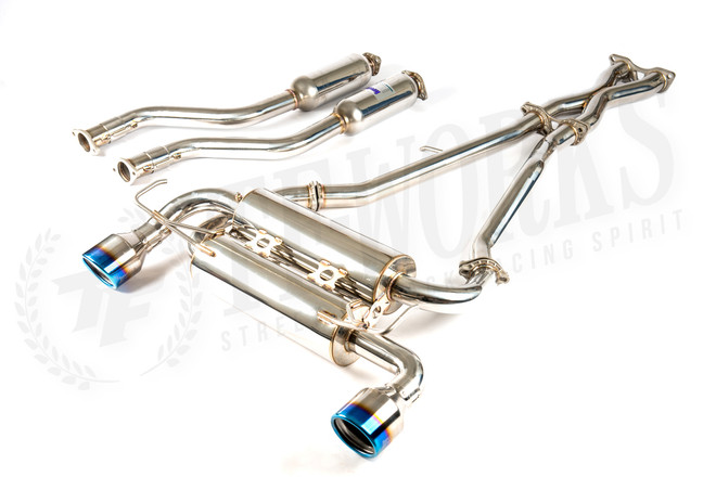 Invidia Gemini Rolled Titanium Tip Cat-Back Exhaust - Nissan 350Z 2002-08