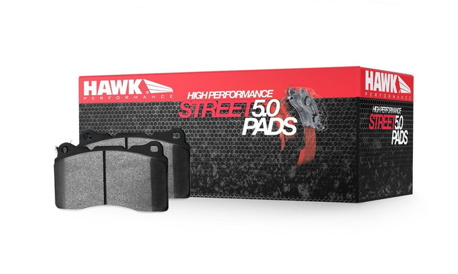Hawk HPS 5.0 Front Disc Brake Pad - 02-06 Acura RSX, 00-09 Honda S2000
