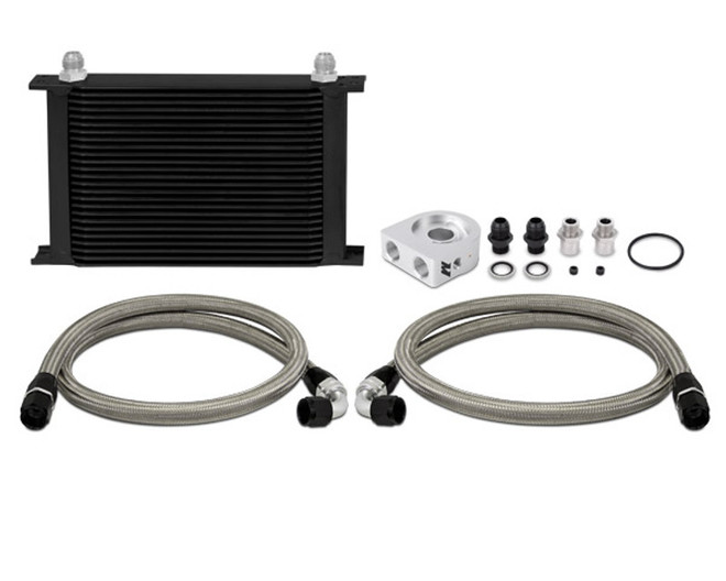 Mishimoto Oil Black Cooler Kit - 03-09 Infiniti G35 / Nissan 350Z