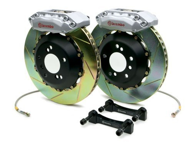 Brembo Silver Front Slotted Big Brake Kit - 99-02 Nissan Skyline GT-R R34