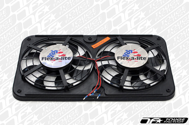 Flex-a-lite FAL Dual Shrouded 12" Electric Radiator Cooling Fans - Puller