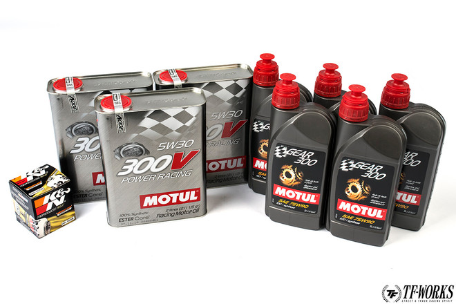 Complete Fluid Change 2015 Subaru WRX / STi - Motul 300V 5W30 Package