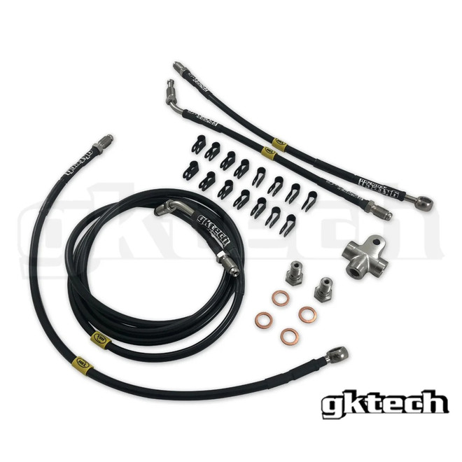 GKTECH S13 S14 S15 Stainless Steel Braided Teflon ABS Delete Kit