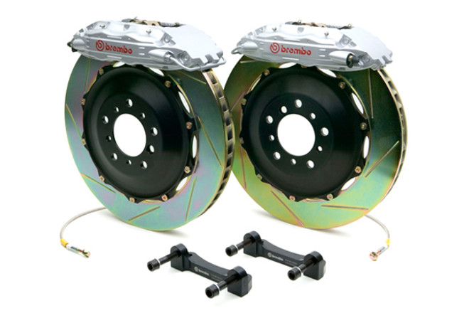 Brembo GT Silver Front Slotted Brake Kit - 01-05 Lexus IS300